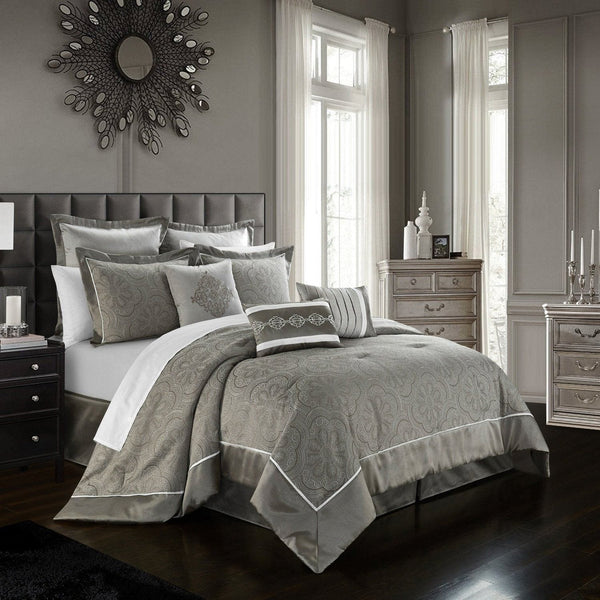 Chic Home Meryl 9 Piece Jacquard Comforter Set