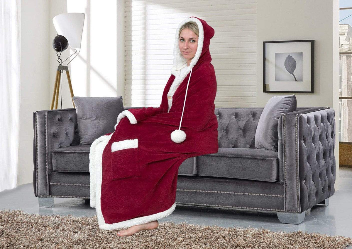 Chic Home Nava Animal Print Plush Snuggle Hoodie