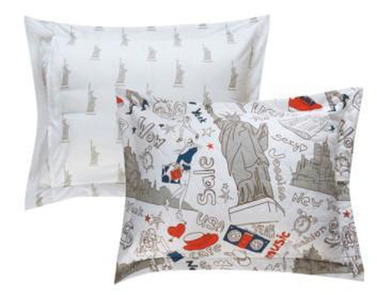 Chic Home New York 5 Piece Reversible Quilt Set