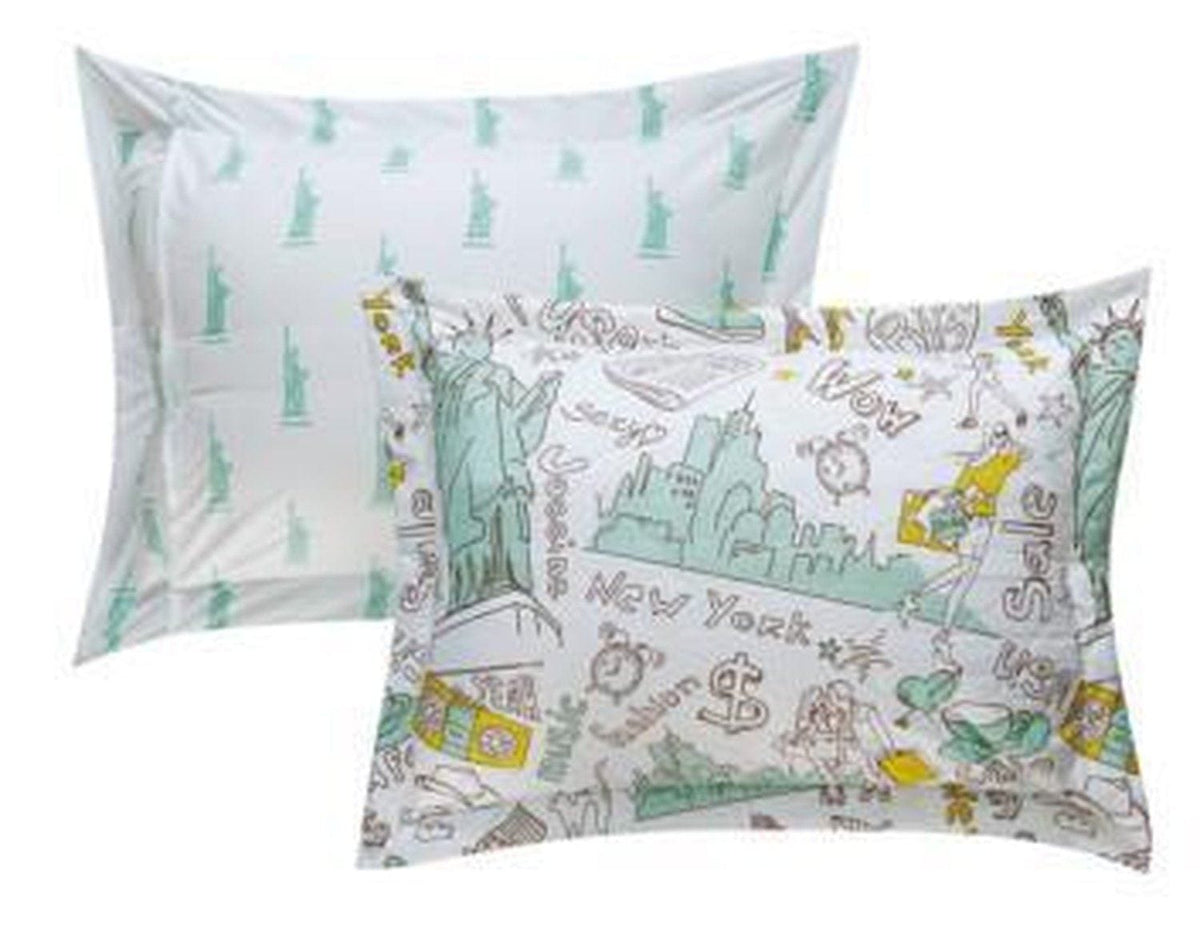 Chic Home New York 5 Piece Reversible Quilt Set