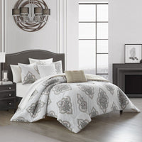 Chic Home Pacey 9 Piece Cotton Jacquard Comforter Set