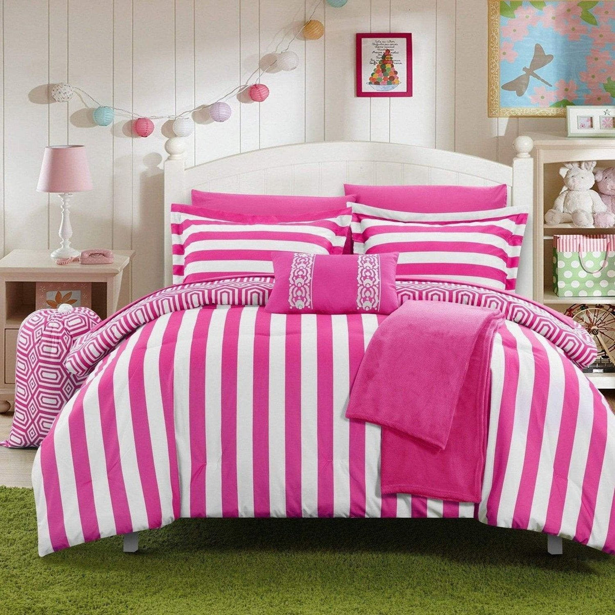 Chic Home Paris 10 Piece Reversible Comforter Set