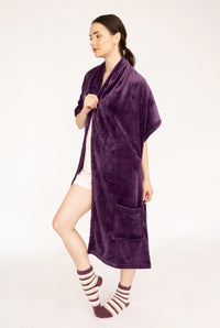 Chic Home Pedra Plush Flannel Fleece Wrap With Socks