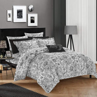 Chic Home Regent's Park 10 Piece Paisley Duvet Cover Set