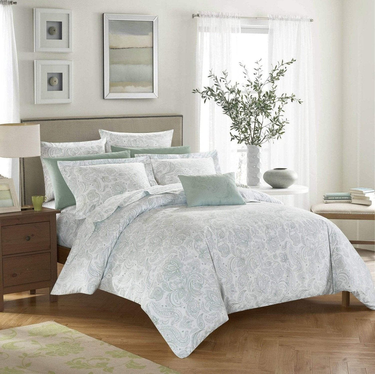 Chic Home Regent's Park 10 Piece Paisley Duvet Cover Set