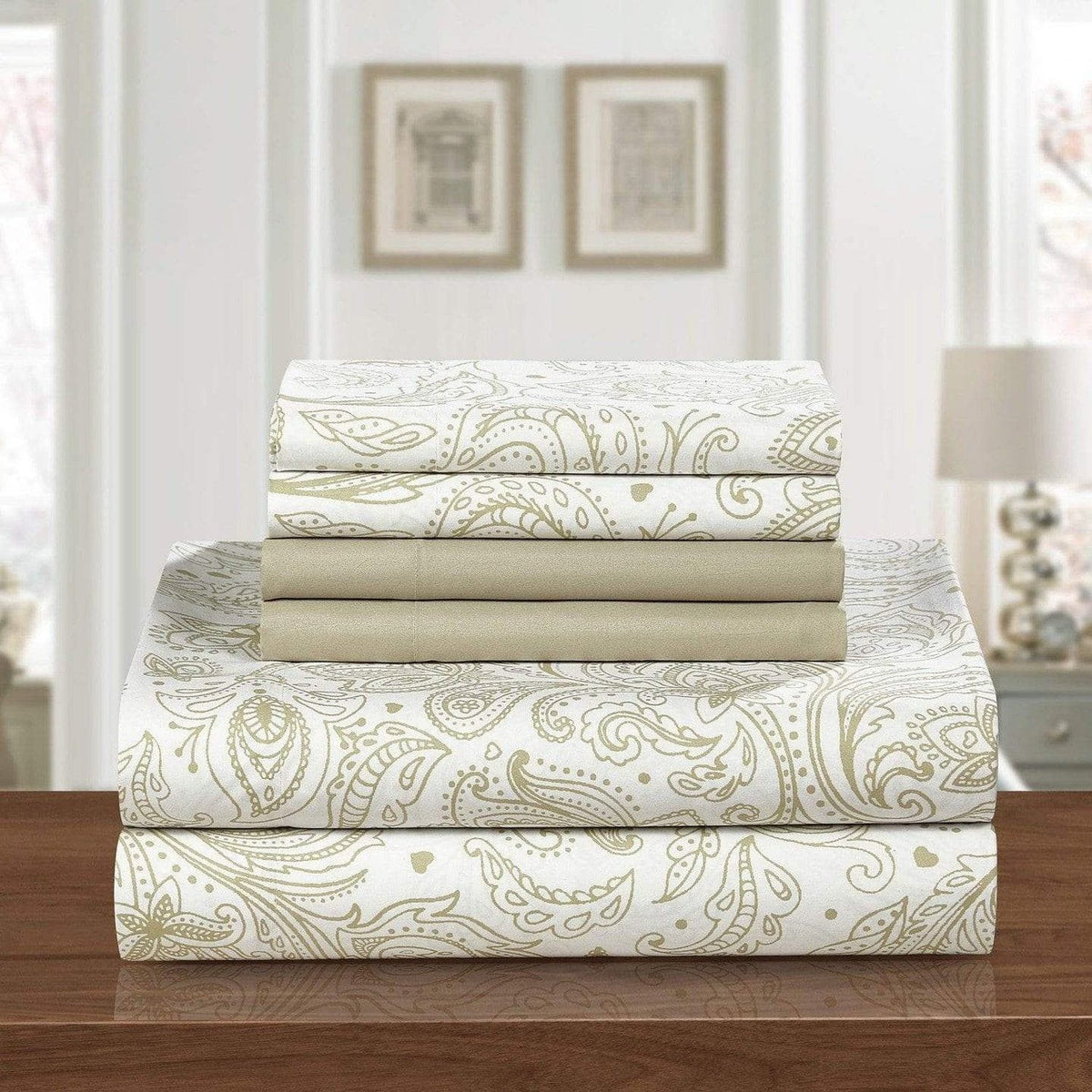 Chic Home Regent's Park 10 Piece Paisley Duvet Cover Set