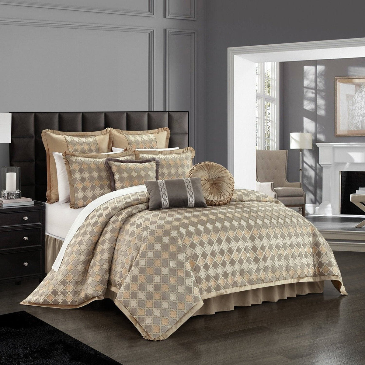 Chic Home Sue 13 Piece Chenille Comforter Set