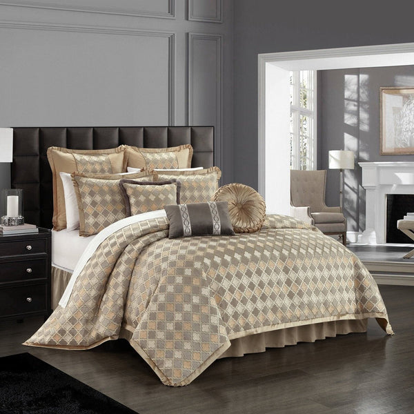 Chic Home Sue 13 Piece Chenille Comforter Set