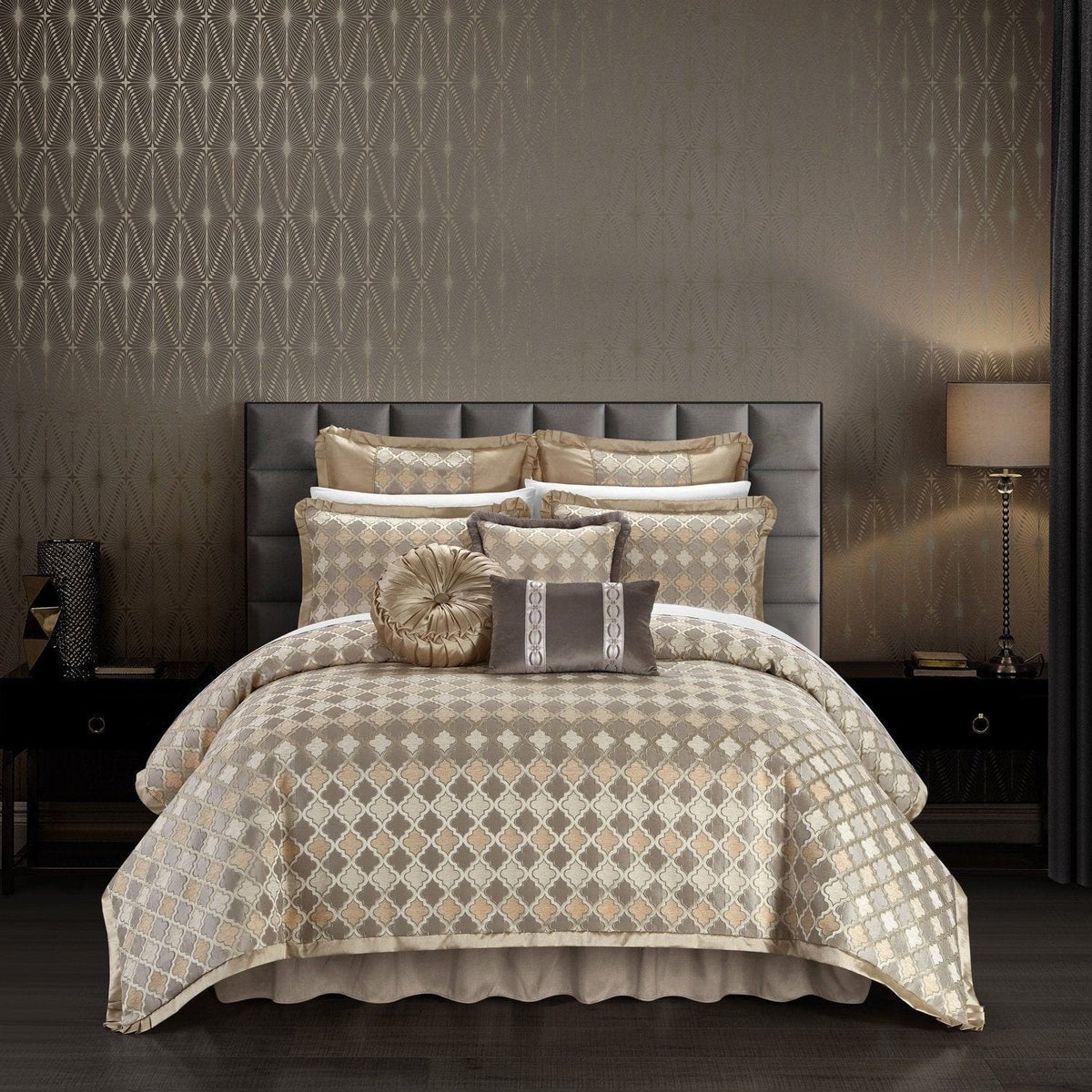 Chic Home Sue 13 Piece Chenille Comforter Set