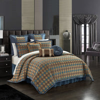 Chic Home Sue 9 Piece Chenille Comforter Set