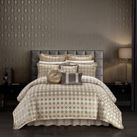 Chic Home Sue 9 Piece Chenille Comforter Set