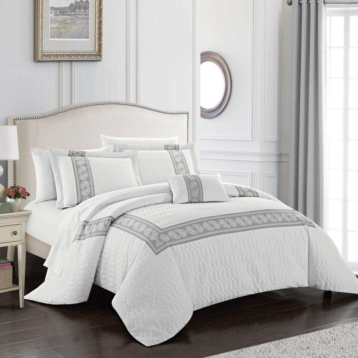 Chic Home Titian 8 Piece Paisley Comforter Set