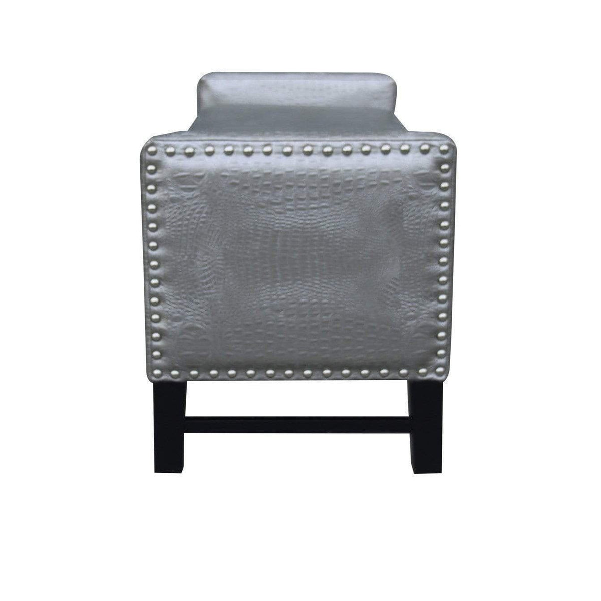 Iconic Home Archer Faux Leather Storage Bench