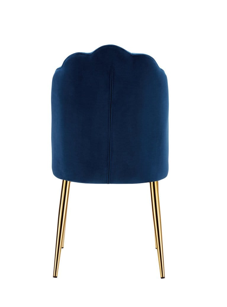 Iconic Home Chelsea Velvet Side Dining Chair Set of 2