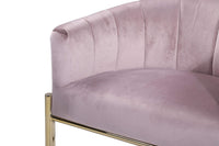 Iconic Home Cyrene Velvet Counter Stool Chair Gold Base