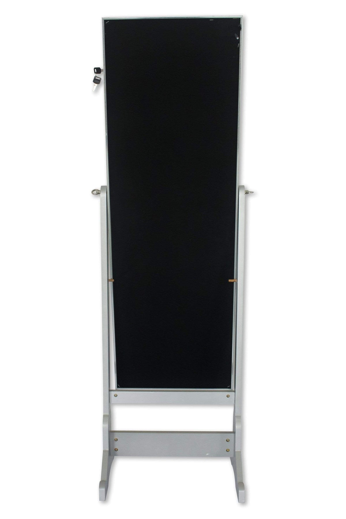 Iconic Home Glam Storage Armoire Cheval Mirror