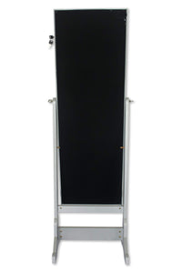 Iconic Home Glam Storage Armoire Cheval Mirror