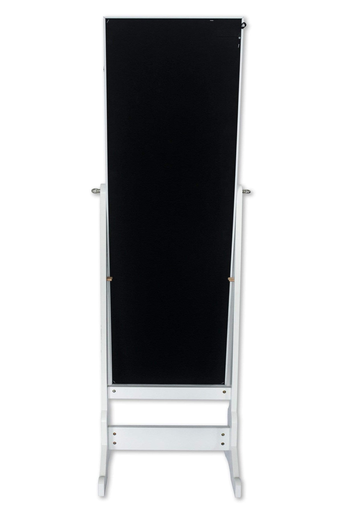 Iconic Home Glam Storage Armoire Cheval Mirror