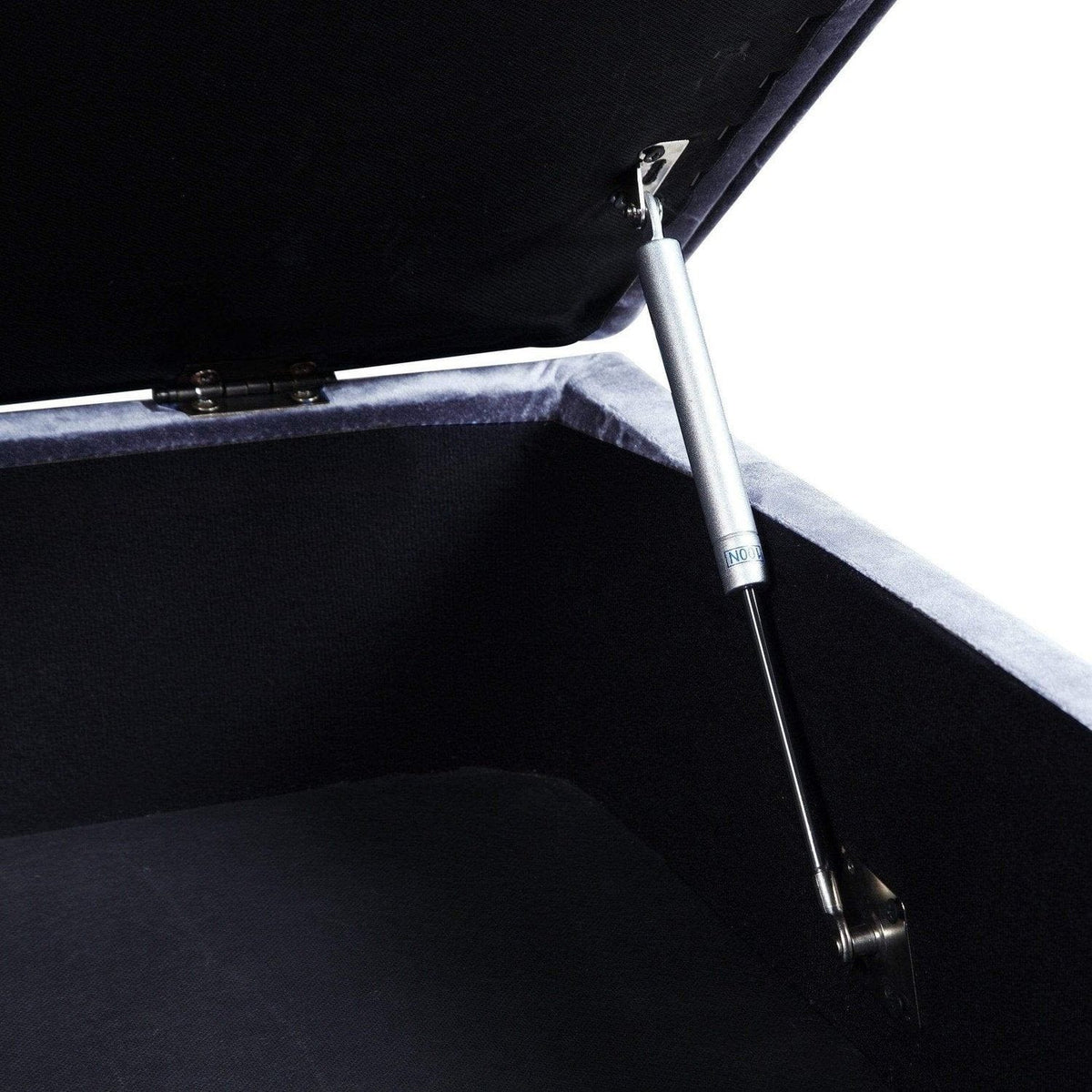 Iconic Home Guinevere Velvet Storage Ottoman