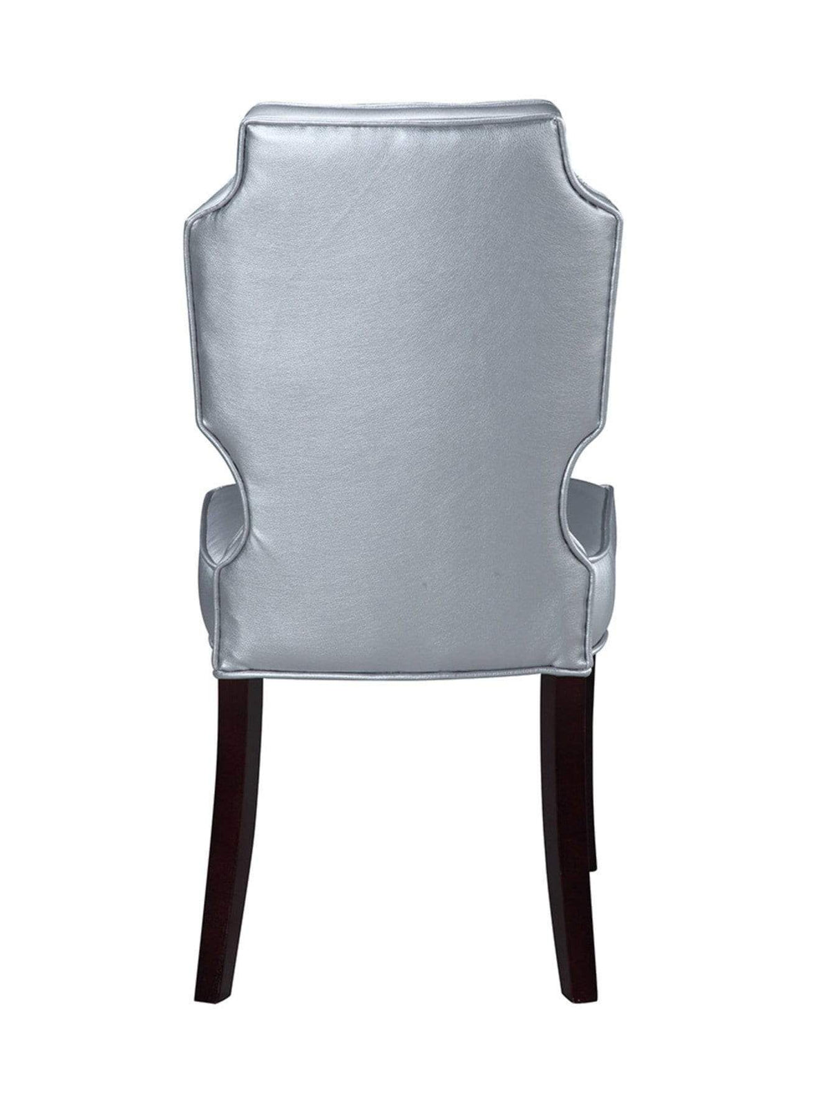 Iconic Home Lennon Faux Leather Tufted Dining Chair Set of 2