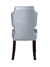 Iconic Home Lennon Faux Leather Tufted Dining Chair Set of 2