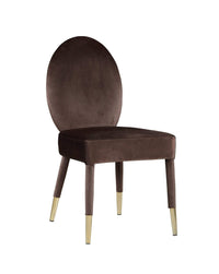 Iconic Home Leverett Velvet Dining Chair Set of 2