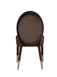 Iconic Home Leverett Velvet Dining Chair Set of 2