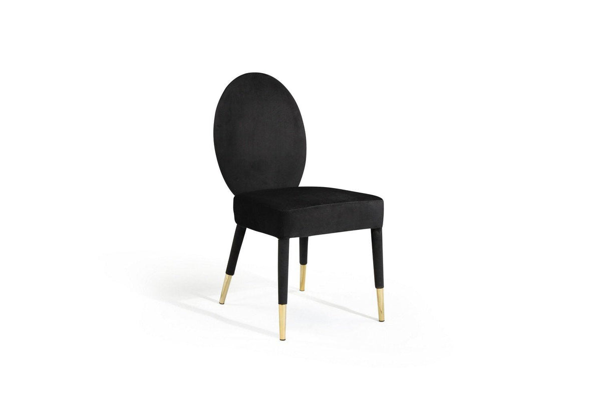 Iconic Home Leverett Velvet Dining Chair Set of 2