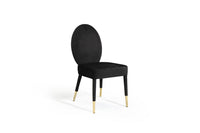 Iconic Home Leverett Velvet Dining Chair Set of 2