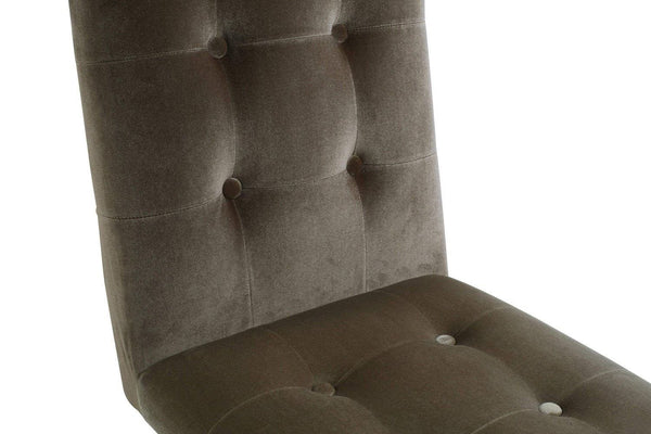 Iconic Home Liam Velvet Side Dining Chair Set of 2