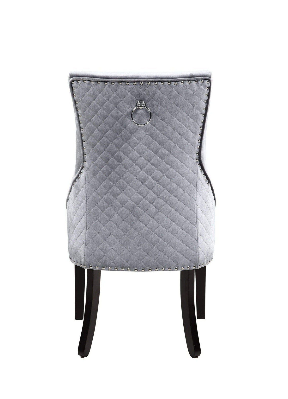 Iconic Home Machla Tufted Velvet Dining Chair Set of 2