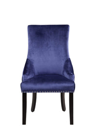 Iconic Home Machla Tufted Velvet Dining Chair Set of 2