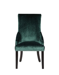 Iconic Home Machla Tufted Velvet Dining Chair Set of 2