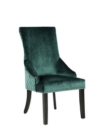 Iconic Home Machla Tufted Velvet Dining Chair Set of 2
