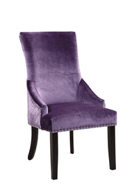 Iconic Home Machla Tufted Velvet Dining Chair Set of 2