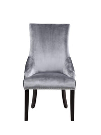 Iconic Home Machla Tufted Velvet Dining Chair Set of 2
