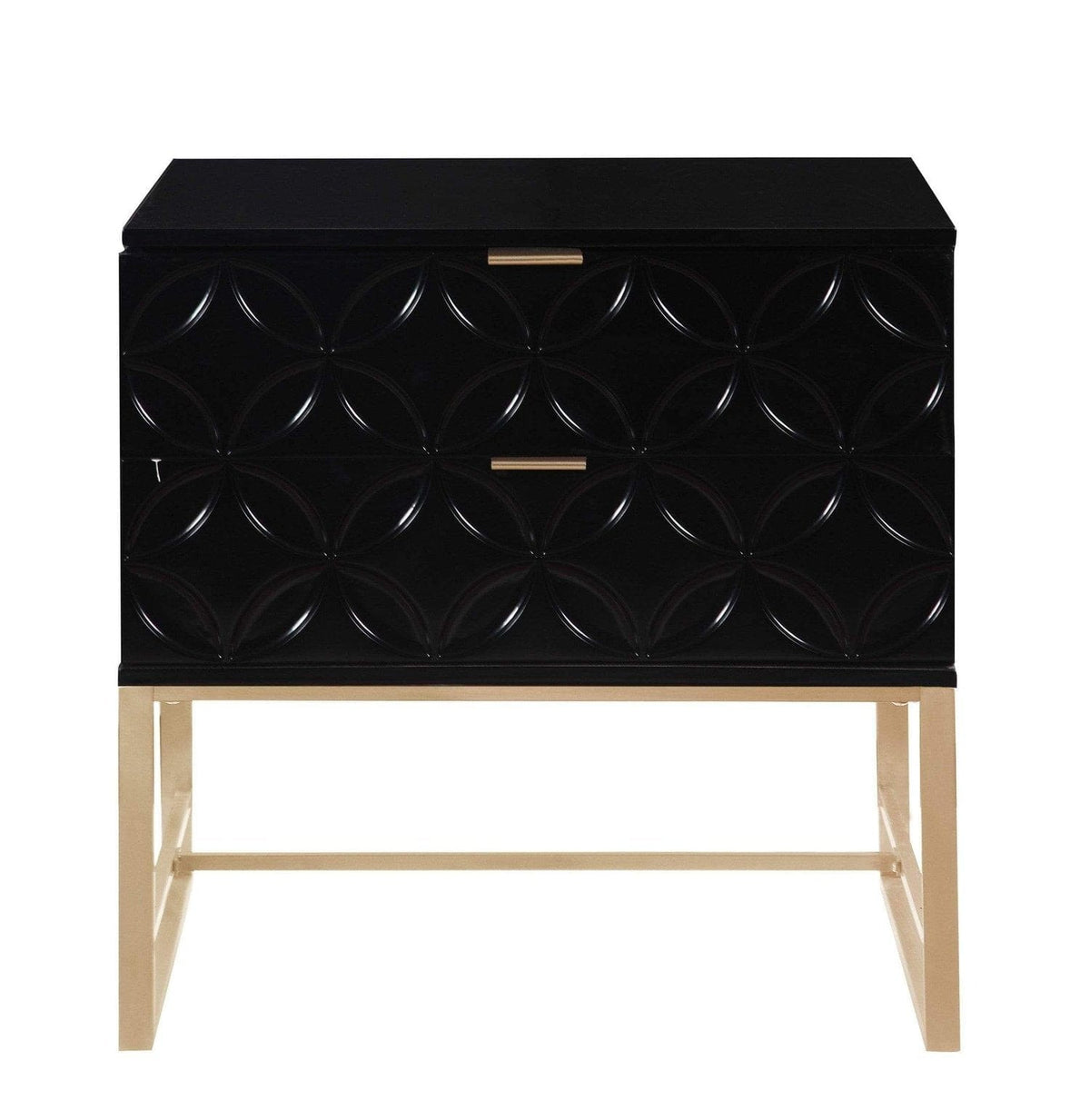 Iconic Home Mantau End Side Table | Nightstand