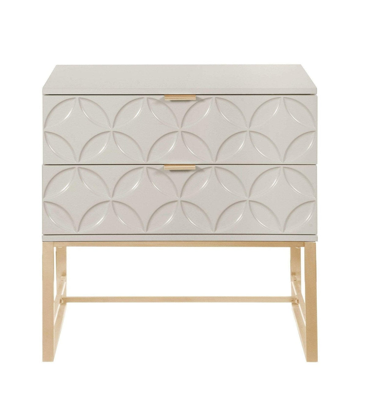 Iconic Home Mantau End Side Table | Nightstand