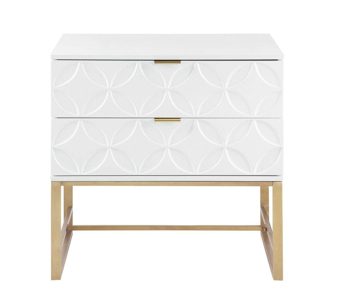 Iconic Home Mantau End Side Table | Nightstand