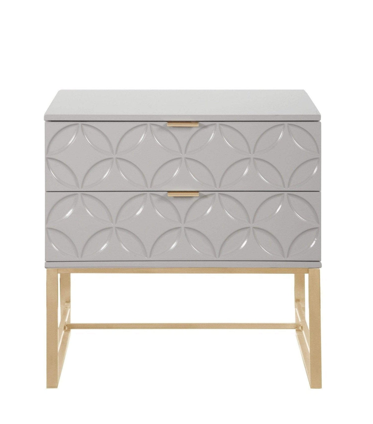 Iconic Home Mantau End Side Table | Nightstand