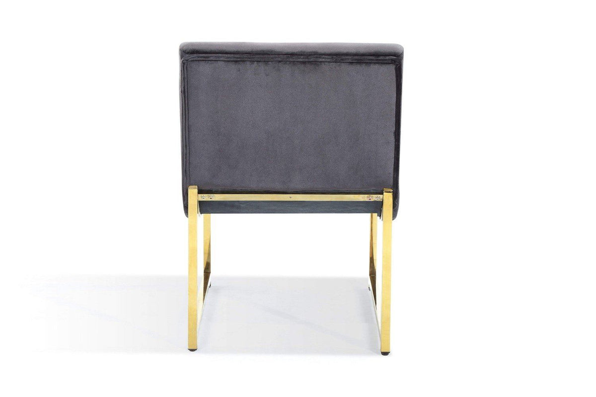 Iconic Home Moriah Tufted Velvet Accent Chair