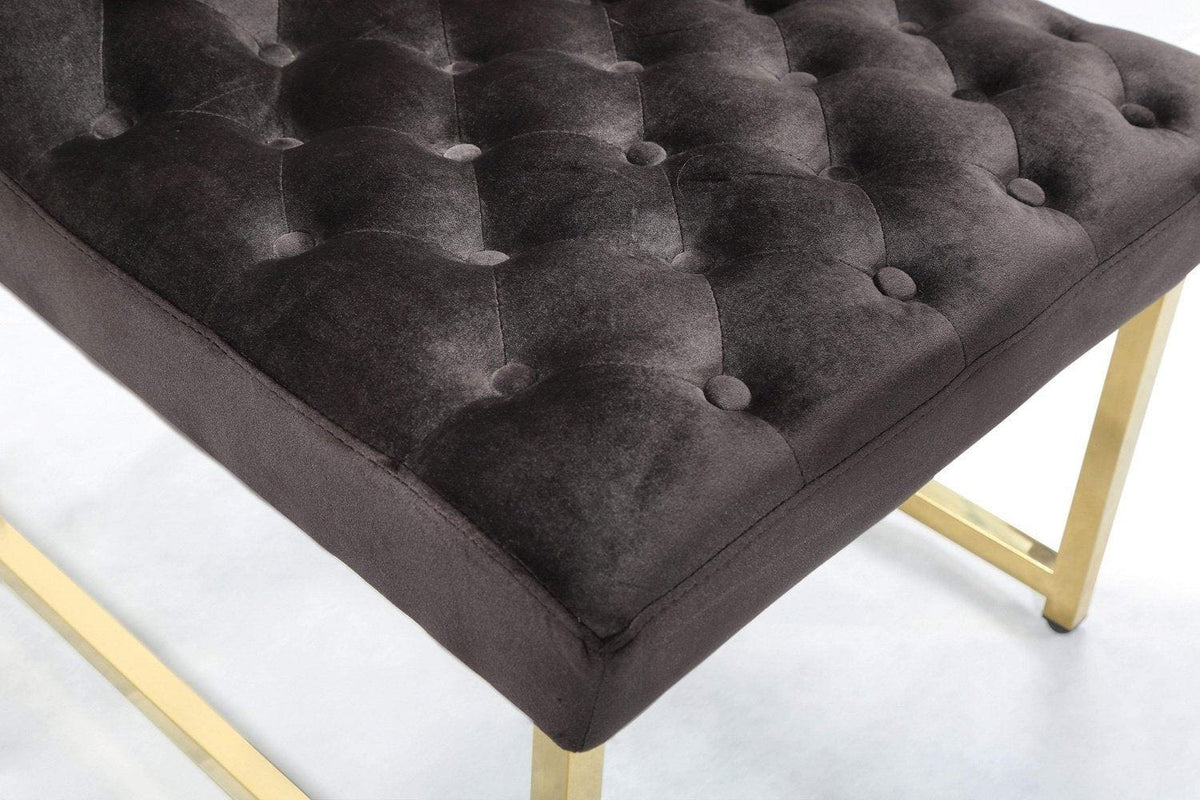 Iconic Home Moriah Tufted Velvet Accent Chair