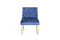Iconic Home Moriah Tufted Velvet Accent Chair