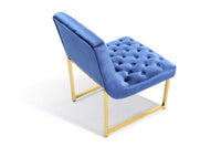 Iconic Home Moriah Tufted Velvet Accent Chair