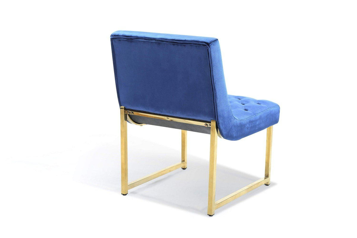 Iconic Home Moriah Tufted Velvet Accent Chair