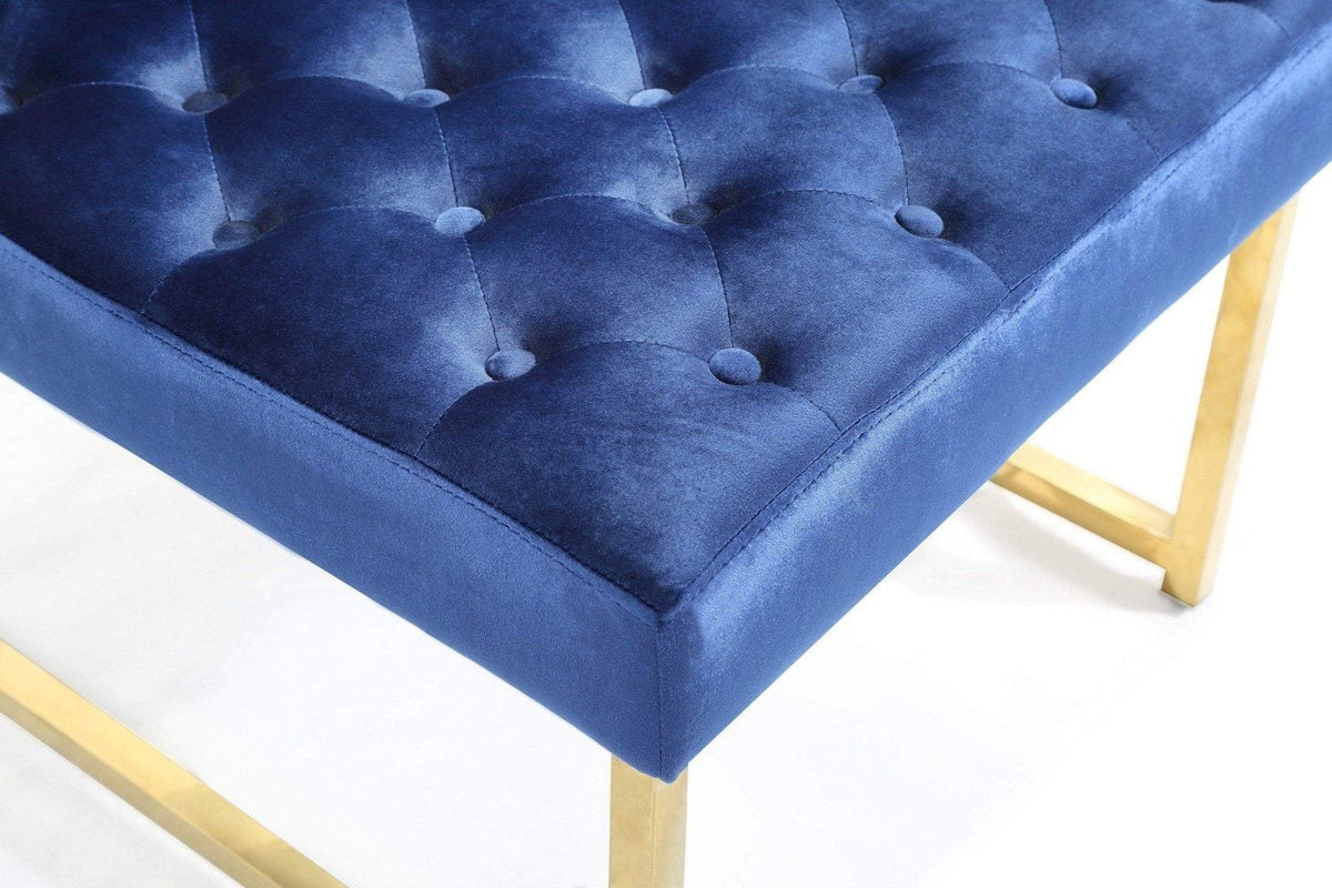 Iconic Home Moriah Tufted Velvet Accent Chair