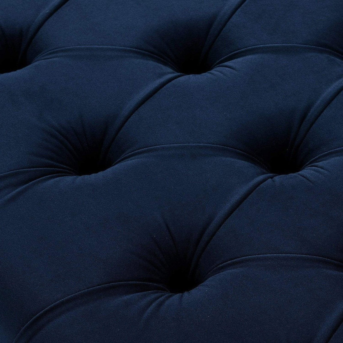 Iconic Home Neil Tufted Velvet Bench X-Frame