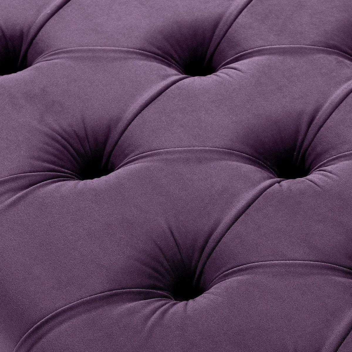 Iconic Home Neil Tufted Velvet Bench X-Frame