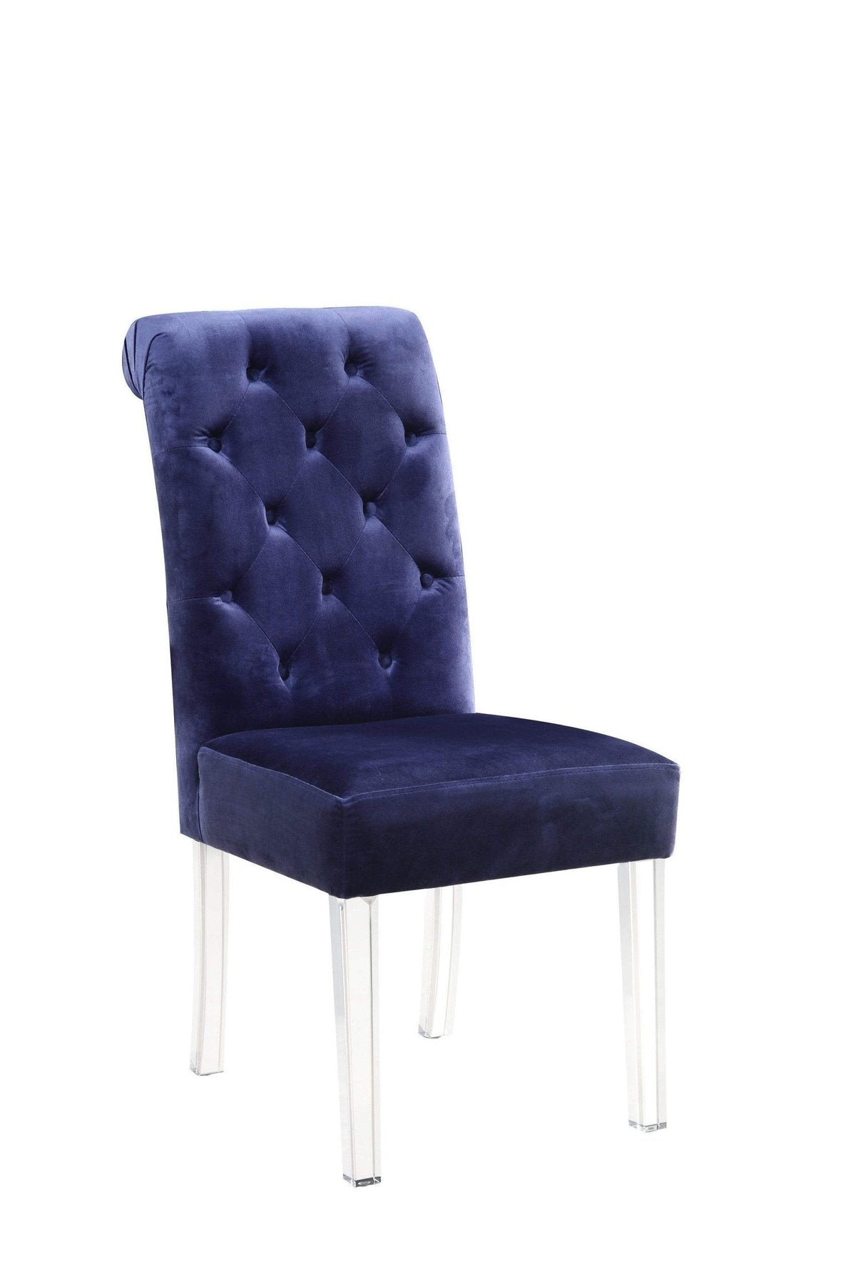 Iconic Home Sharon Tufted Velvet Dining Chair Set of 2