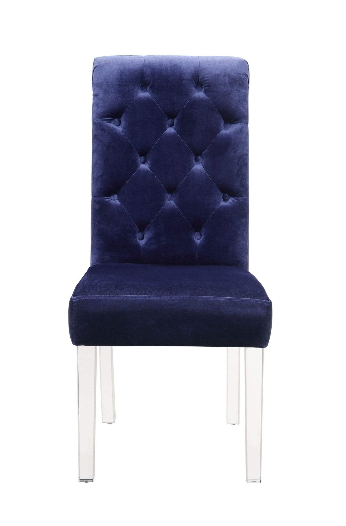 Iconic Home Sharon Tufted Velvet Dining Chair Set of 2
